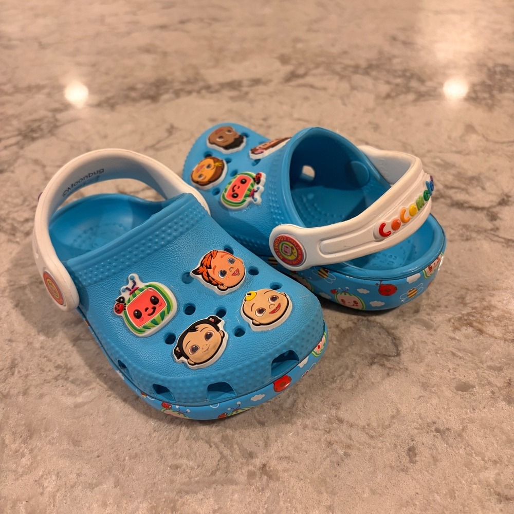 CoComelon x Crocs JJ Toddler Classic Clog C5 EU20 Blue Character Shoes Cartoon